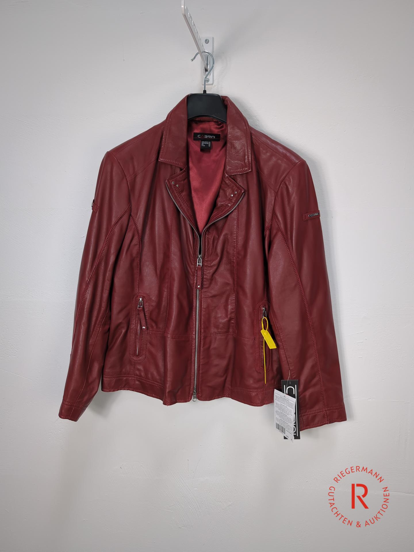 DAMEN LEDERJACKE GRÖSSE 48